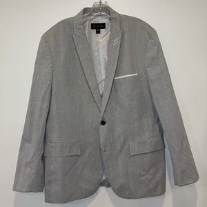 XL INC slim fit blazer grey